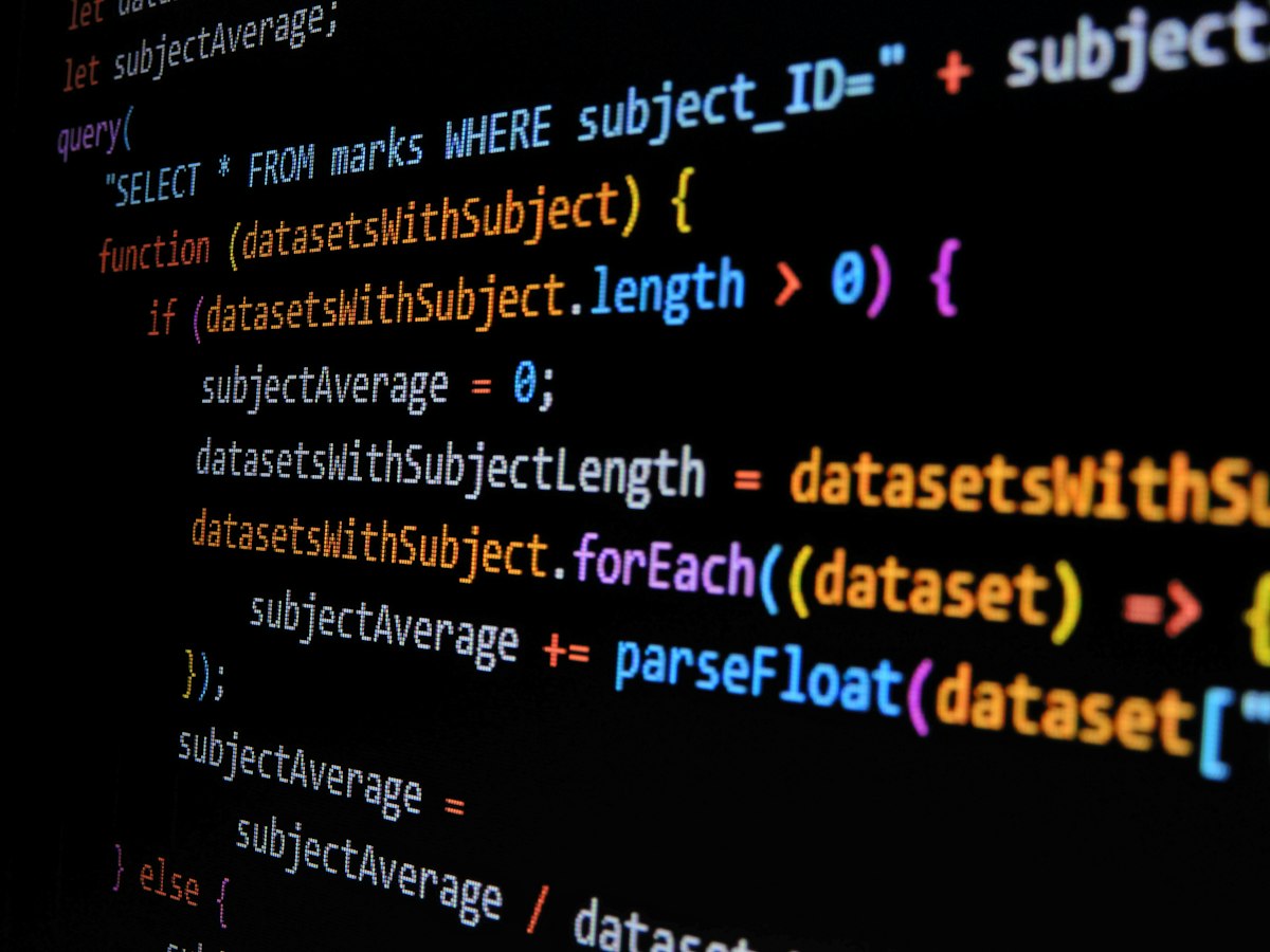 Code on a developer screen